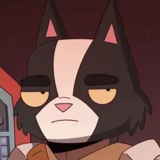 😒 992f6560 Gary Goodspeed Final Space geanimeerd, kat, alien, grappig, tv serie telegram sticker