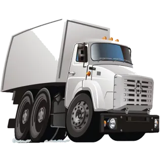 😠 13f61930 truk, kendaraan, transportasi, mobil, pengiriman telegram sticker