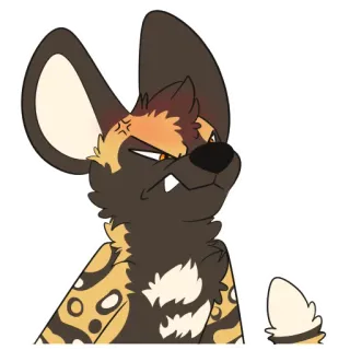 African Wild Dogs by Pulexart.com telegram stickers