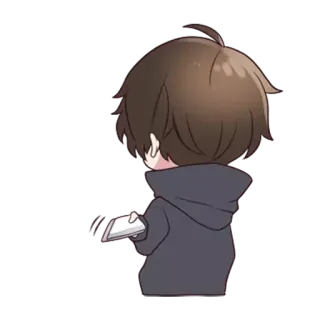 (Menhera-kun)by: @awesome_fun3 telegram stickers