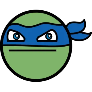 ๐ข 15084e92 Leonardo Teenage Mutant Ninja Turtles ninja, turtle, leonardo, cartoon, mutant, teenage telegram sticker