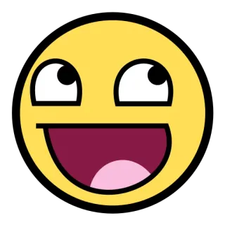 ๐ a94d2c6c meme, face, smile, happy, internet, emoji telegram sticker