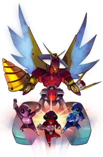 Awesomenauts whatsapp stickers