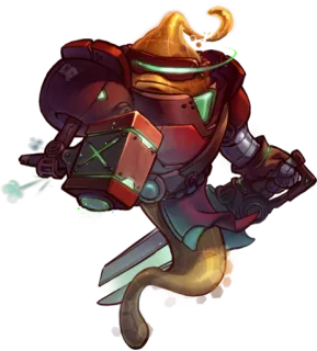 👨 ae2edd09 Science-fiction, Robot, Armure, Futuriste, Personnage, Illustration telegram sticker