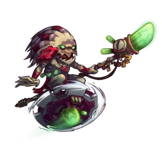 🎏 f632c19a Alien, Monstre, Futuriste, Science-fiction, Créature, Vert, Personnage, Véhicule telegram sticker