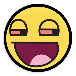 😪 847fde07 meme, emoticon, troll face, lol, internet meme, expression telegram sticker
