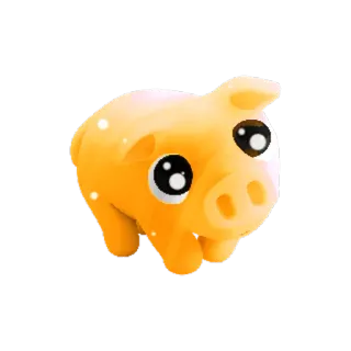 😳 43311413 pig, cute, animal, cartoon whatsapp sticker
