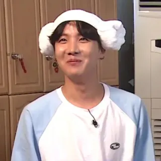 🧩 a8d7f02b J-Hope J-Hope, BTS, kpop, musician, singer, earmuffs telegram sticker