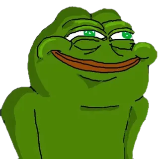 😊 8ab9e018 Pepe the Frog pepe, frog, meme, internet meme, smug whatsapp sticker