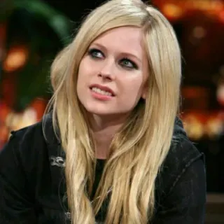 🍼 f9ef0c6b Avril Lavigne Avril Lavigne, zangeres, blond, muziek, beroemdheid, artiest, pop punk telegram sticker