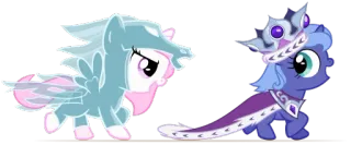 Luna is awesome pony! telegram stickers