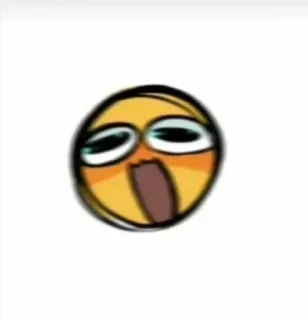 💋 9cd1e4fa อิโมจิ, ตะโกน, การ์ตูน, สีหน้า, ตลก, หน้า telegram sticker