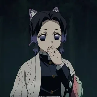 🦋 45c08bb6 Shinobu Kocho Demon Slayer アニメ, 鬼滅の刃, 胡蝶しのぶ, 漫画, カートゥーン telegram sticker