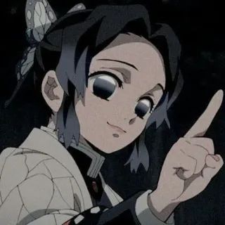 🦋 5dec987a Shinobu Kocho Demon Slayer アニメ, 鬼滅の刃, 胡蝶しのぶ, 漫画, 蝶 telegram sticker