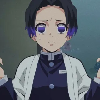 🦋 7e34c897 Shinobu Kocho Demon Slayer アニメ, 鬼滅の刃, マンガ, 胡蝶しのぶ telegram sticker