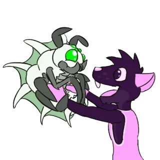 🐛 74919af8 cartoon, monster, animal, character, furry, fantasy whatsapp sticker