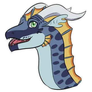 😀 eeb74874 naga, fantasi, binatang, kartun, seni, stiker whatsapp sticker