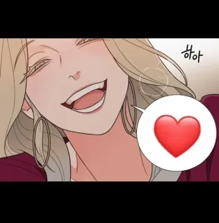 ❤️ 9853b4be 하아 cœur, amour, femme, rire, joie, expression whatsapp sticker