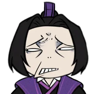 😒 e3aa93d3 Cartoon, Uitdrukking, Grappig, Karakter, Emo telegram sticker