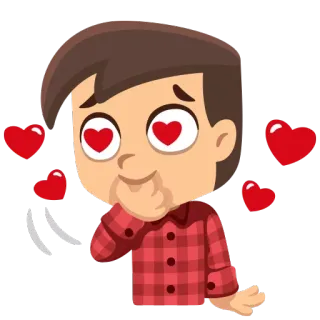 😍 2b509faf amore, cuore, emoji, cartone animato, affetto, flirt, romance telegram sticker
