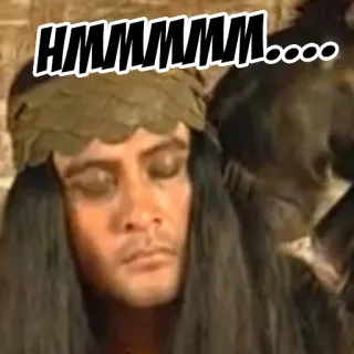 🤔 0c445f20 HMMMMM.... думает, мужчина, хмм, выражение, портрет telegram sticker