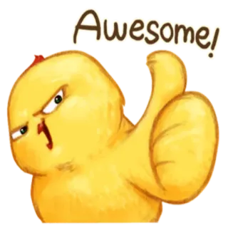 Chicken by @Guavantae telegram stickers