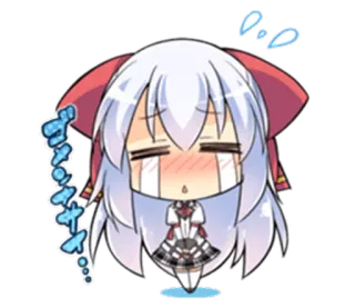😭 b92760b7 ゴミみたい Anime, Chibi, Menangis, Kawaii, Karakter, Kartun telegram sticker