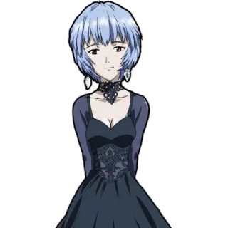 🙂 9610a96b Rei Ayanami Neon Genesis Evangelion Anime, Manga, Charakter, Rei Ayanami, Evangelion whatsapp sticker