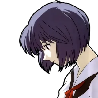 🙁 cef7a99a Rei Ayanami Neon Genesis Evangelion Anime, Rei Ayanami, Evangelion, Charakter, Mädchen whatsapp sticker