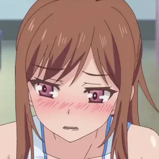 🌹 83d36f84 Anime, Ragazza, Arrossire, Carino/a, Imbarazzato/a whatsapp sticker