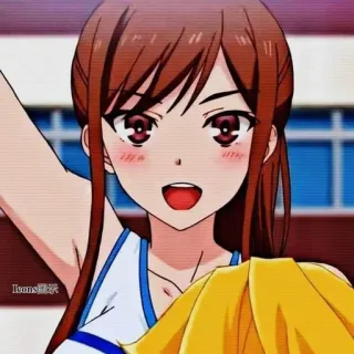 🍒 9f55e888 Anime, Cheerleader, Felice, Scolara whatsapp sticker