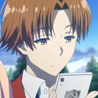 😐 118fb2dd Ayanokouji Kiyotaka Classroom of the Elite Аниме, Киётака, Аянокоджи, Школа, Элита telegram sticker