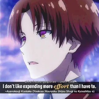 Ayanokoji by Ikkun telegram stickers