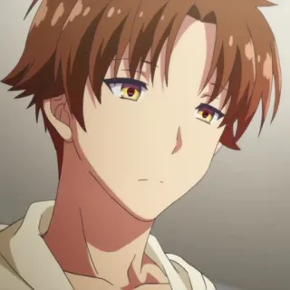🎲 566e511e Ayanokoji Kiyotaka Classroom of the Elite anime, manga, student, school, character whatsapp sticker