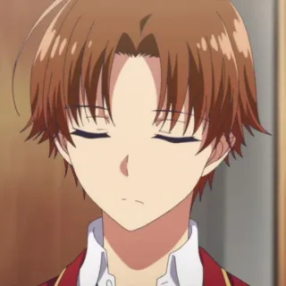 🎲 a276a249 Ayanokouji Kiyotaka Classroom of the Elite anime, serious, school, kiyotaka, ayanokouji whatsapp sticker