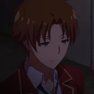 🎲 a3b02252 Ayanokoji Kiyotaka Classroom of the Elite anime, character, classroom of the elite, student, serious whatsapp sticker