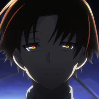 🎲 cefd35c9 anime, boy, serious, school, uniform whatsapp sticker
