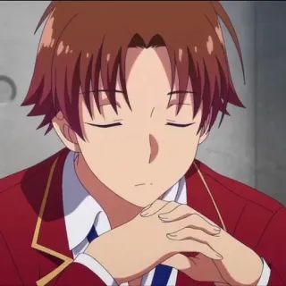 Ayanokoji Kiyotaka @Moontelaxx telegram stickers