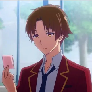 Ayanokoji Kiyotaka @Moontelaxx telegram stickers