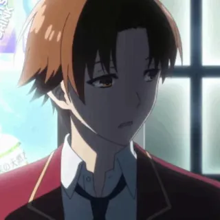 ✨ 3dad31bd อนิเมะ, เด็กผู้ชาย, ชุดนักเรียน, Classroom of the Elite telegram sticker