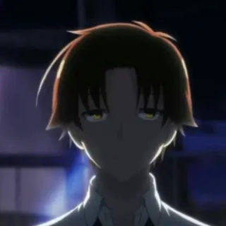 ✨ 7994b4d6 Ayanokoji Kiyotaka Classroom of the Elite อนิเมะ, โรงเรียน, ห้องเรียน, นักเรียน, สุขุม telegram sticker