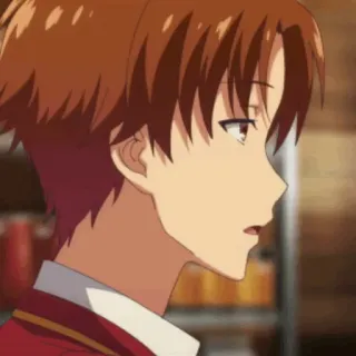 *ayanokouji kiyotaka☁️* @stickero_o 🖤 telegram stickers