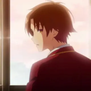 ✨ ad2b652e Kiyotaka Ayanokoji Classroom of the Elite อนิเมะ, ตัวละคร, โรงเรียน, ห้องเรียน telegram sticker