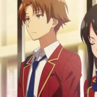 ✨ cc1ef8aa อนิเมะ, ชุดนักเรียน, Classroom of the Elite, อายาโนโคจิ, เคย์ คารุอิซาวะ telegram sticker