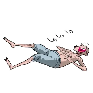 😂 e0415361 هاهاها Kreskówka, Śmiech, Szczęśliwy, Zabawny, Mężczyzna, Postać telegram sticker