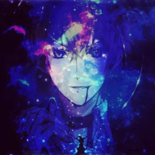 😋 3895841b Аниме, Космос, Персонаж, Анимация, Искусство telegram sticker