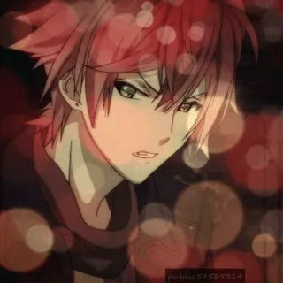 😒 d4ac6470 Аниме, Манга, рыжие волосы, мужской, портрет, иллюстрация telegram sticker