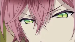 🍷 67310063 Animé, Manga, Personnage, Portrait, Cheveux roses, Yeux verts whatsapp sticker