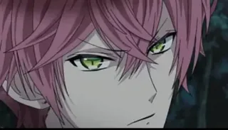 💧 759bbb7a animé, cheveux roux, yeux verts, vampire whatsapp sticker