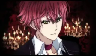 💧 850ca792 Ayato Sakamaki Diabolik Lovers Anime, Vampire, cheveux roux, Diabolik Lovers, Ayato Sakamaki whatsapp sticker